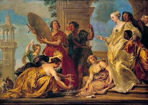 Jan Boeckhorst Achilles among the daughters of Lycomedes oil painting image